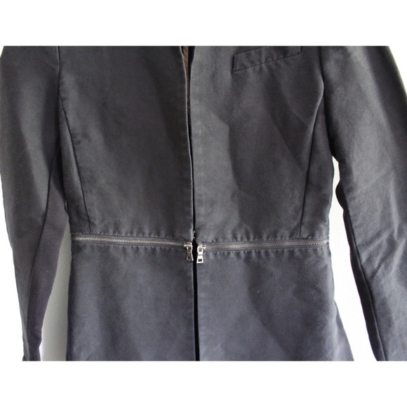 BCBGMAXAZRIA Women's Arelia Silk Blend A Line Jacket Preowned XXS - Picture 7 of 13